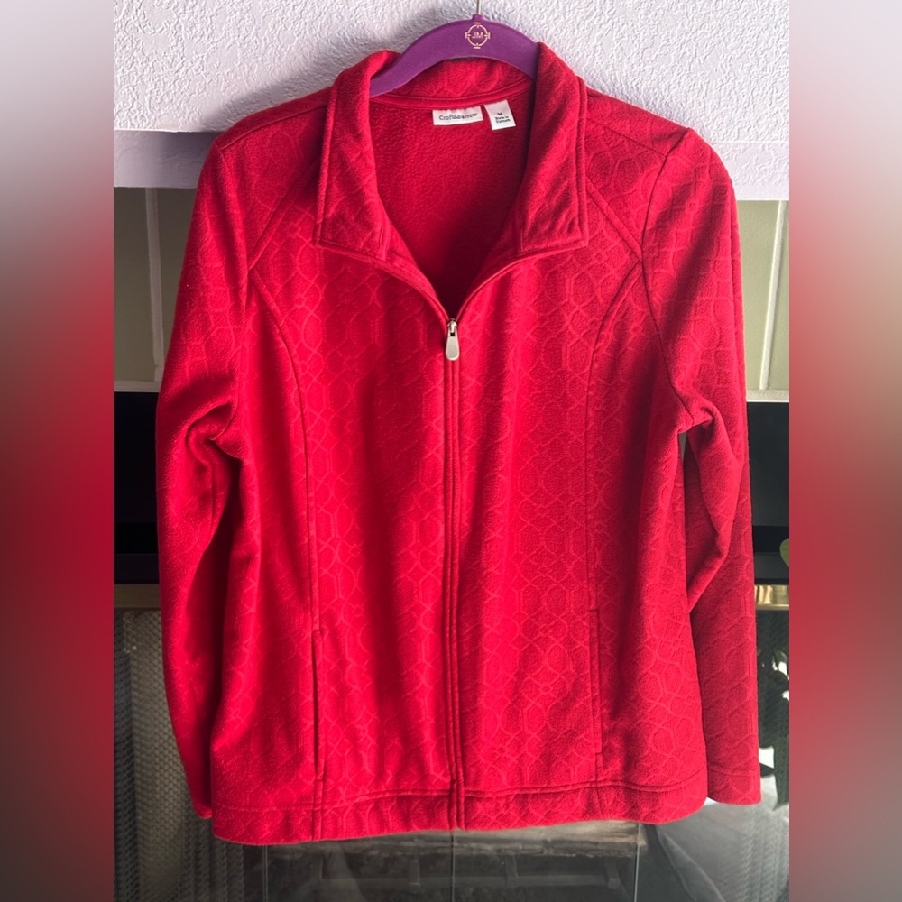 CROFT&BARROW Zippered Jacket (MEDIUM)❤️❤️